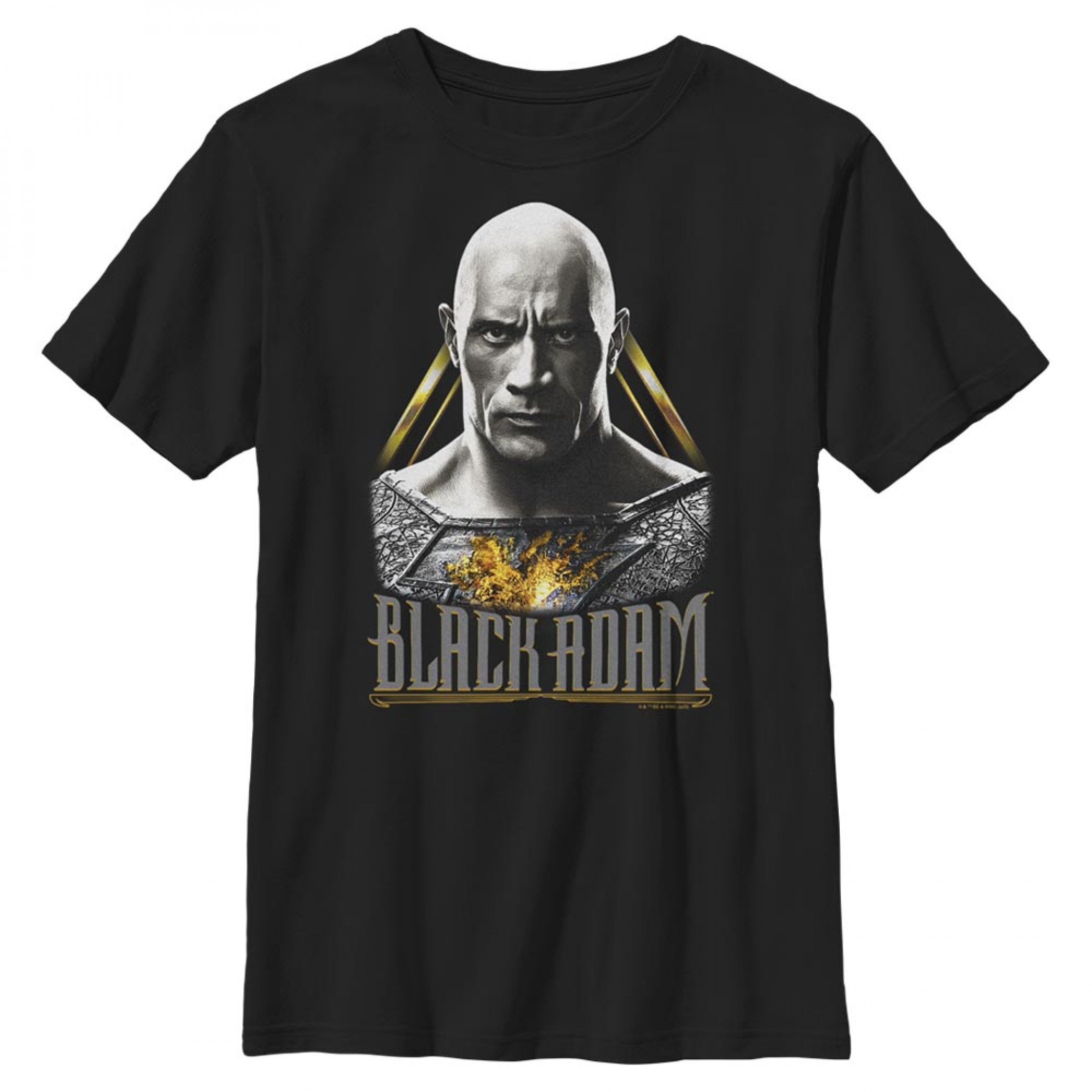 Black Adam Glaring Youth T-Shirt